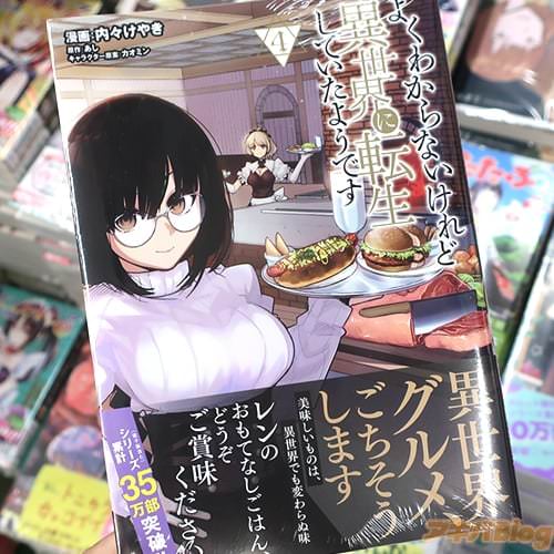 内々けやきがコミカライズ「よくわからないけれど異世界に転生していたようです」4巻