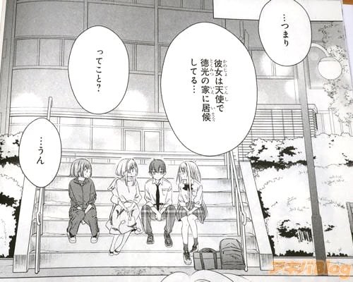 「…つまり、彼女は天使で徳光の家に居候してる…ってこと?」