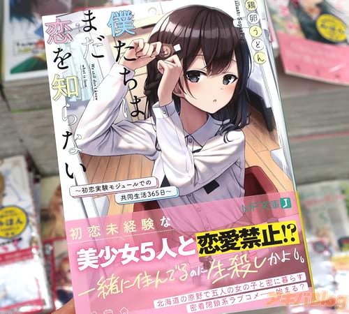 著者:鶏卵うどん イラスト:SuperPigの「僕たちはまだ恋を知らない 〜初恋実験モジュールでの共同生活365日〜」