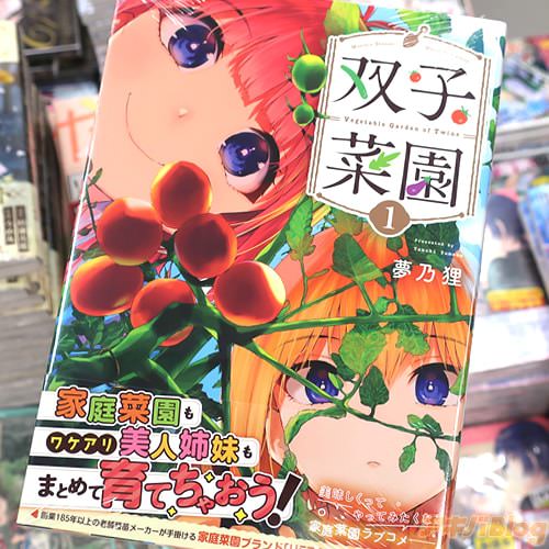 夢乃狸の漫画「双子菜園」1巻